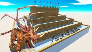 Escape From Alien Hellhound - Last Survivor - Swirl Course | Animal Revolt Battle Simulators