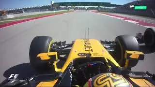 2017 US GP | Best overtake | Sainz Overtakes Perez (onboard)