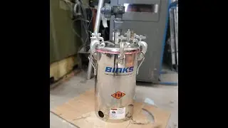 STAINLESS STEEL TANK FOR PAINTING 1420 498 BINKS