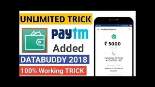 {100% Working Trick} Earn upto ₹500 Paytm cash in Just 7 Days | Databuddy |