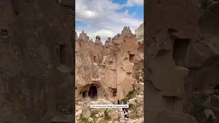 The Ancient Cave Village of Cappadicia #ancient  #village #history #cappadocia #shorts #shortvideo