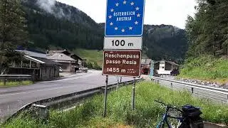 RivaOlanda2019: confine di stato presso Passo di Resia