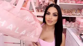What's in My Gym Bag - Pink Gym Haul ft. Halara #whatsinmybag #whatsinmygymbag