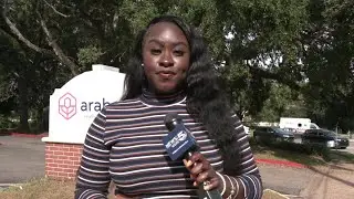 Mobile nursing facility housing Hurricane Helene refugees from Florida