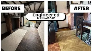 Luxury Burnham Oak Herringbone Engineered Wood Flooring : Easy Installation with Stunning Results