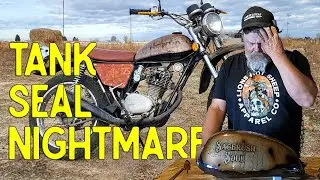 Weekend Project That Took Months | 1972 Honda SL125 Gas Tank Nightmare tank seal!