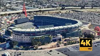Angel Stadium in Anaheim, California, home of the Los Angeles Angels