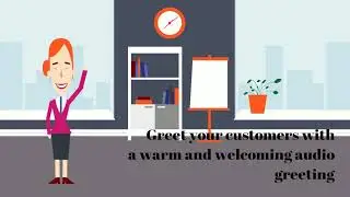 Greet your customers with a warm and welcoming audio greeting