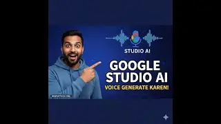 Free AI Voice Generator 🔥 Google Studio AI Complete Tutorial (Urdu/Hindi)