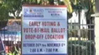 Early voting begins in Florida