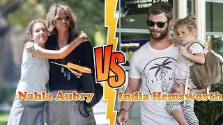 India Hemsworth (Chris Hemsworth's Daughter) Vs Nahla Aubry Transformation ★ From 00 To 2023