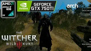 The Witcher 3 - Athlon II X4 630 + GTX 750 Ti 2GB [Arch Linux]