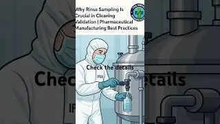 Why Rinse Sampling Is Crucial in Cleaning Validation | Pharmaceutical Manufacturing Best Practices
