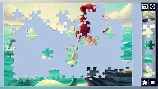 Ariel's Dolphin Day🧜‍♀️🎀🐬🐬🐬✨️🪄//jigsaw puzzles🧩//jigsaw puzzles journey🧩//puzzlesArt🧩🧩//
