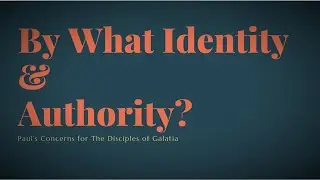 By What Identity & Authority?