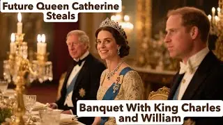 Future Queen Catherine Steals the Show During State Banquet With King Charles and William |Emotional