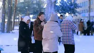 ❄️Namangan davlat pedagogika institutida qish zavqi talabalar kulgusiga, quvonchiga koʻchdi | NamDPI