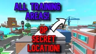 *ALL* SECRET TRAINING LOCATIONS! Roblox Superhero City