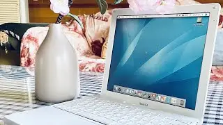 「黑貓Retro」蘋果 iBook G4 開箱試用 + 安裝 Leopard