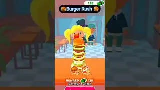 Burger Rush Level 2 Game#shorts