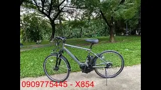 X854 : Xe đạp trợ lực thể thao Yamaha 8 số Pas Brace