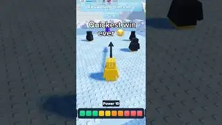 Самая быстрая победа в истории 😂 #roblox #penguin #knockout #shorts