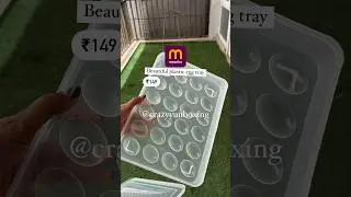 Beautiful plastic Egg Tray from meesho #shorts #youtubeshorts #meeshofinds #eggtray