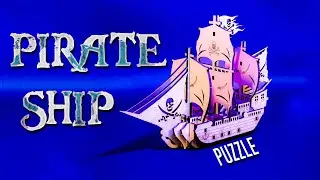 Building a 3D Wooden Pirate Ship Puzzle | Easy Step-by-Step Tutorial