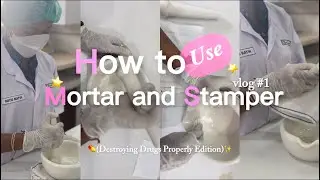 How to Use Mortar and Stamper #Vlog1