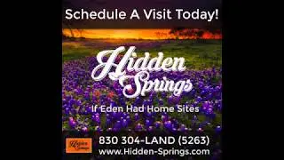 Hidden Springs Community - Fredericksburg, TX
