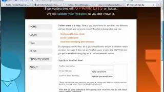Stop unwanted spam from joining your twitter list