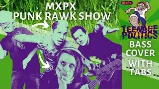 MxPx - Punk Rawk Show Bass Cover (with tabs)