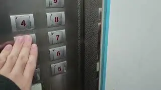 서울 남대문시장 상동교회(상동빌딩/새로나쇼핑) A구간 B1~9층 운행용 오른쪽호기 LG산전엘리베이터(창원공장, SIGMA MGP) 탑사기(2025.12.17 촬영)
