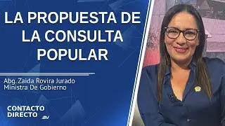 Entrevista con Zaida Rovira Jurado - Ministra De Gobierno | Contacto Directo | Ecuavisa