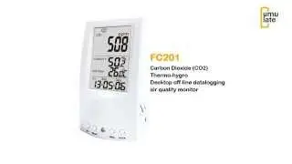 Cumulate Meter | FC201 Carbon Dioxide (CO2) Indoor Air Quality Monitor/ Meter with Data Logger