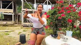 Así hice mi primer postre en el campo 