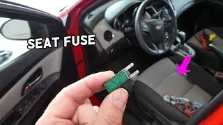 CHEVROLET CRUZE POWER SEAT FUSE LOCATION REPLACEMENT. SEAT NOT WORKING