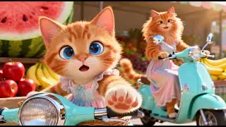 Cutest Cat Mom & Kitten Adventures 🐾✨ | Funny Pixar-Style Animation