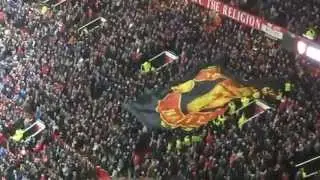 Incredible atmosphere and team announcements at Man Utd v Arsenal game | Taison Le |