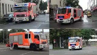 Neues und altes HLF BF Leipzig FW West und FW Mitte