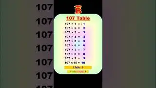 107 Table Super Trick