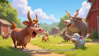 English Story: Farmyard Chaos! The Day the Animals Took Over  #FarmStory #Bedtime #englishstory