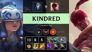 Kindred Jungle vs Lee Sin - VN Grandmaster Patch 25.17