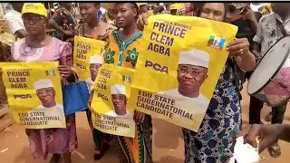 👉🇳🇬Happening live at Ikpoba-Okha LGA, Benin City, solidarity match and unflinching support for PCA