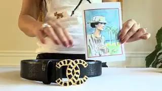Распаковка ремня Chanel CC | Коллекция Along the Nile | Chanel LV