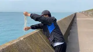 Fishing Day at SAMPHiRE HOE. माछा त झुप्पा झुप्पा हौ!