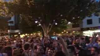 Marriage Equality Results Night street party in Canberra, 2017