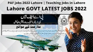 PAF Teaching Jobs 2022 | How to Apply