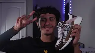 ASMR DESIGNER TRAINER SHOE UNBOXING (SHOE REVIEW) TAPPING AND WHISPERS {DIOR B30 Shoe ft Okfoot}