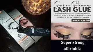 Super Strong High Quality lashes Glue | Very affordable | water proof *review* not responding video